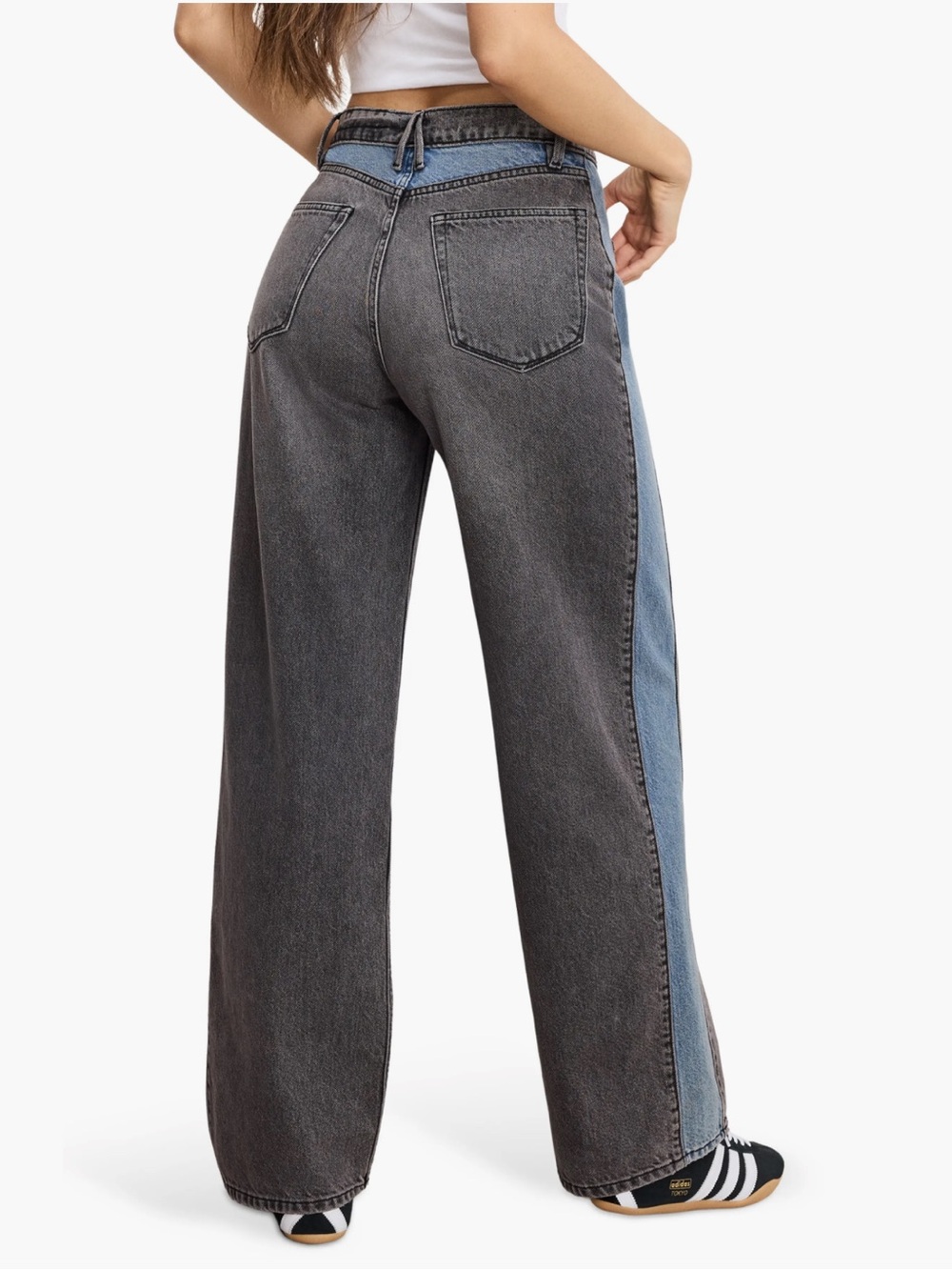 Good American Good Standard Baggy Low Rise Jeans Sz 12/31 NWT - - Picture 2 of 15